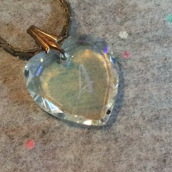 Very old heart necklace inscribed with an A - Picture 6 of 6